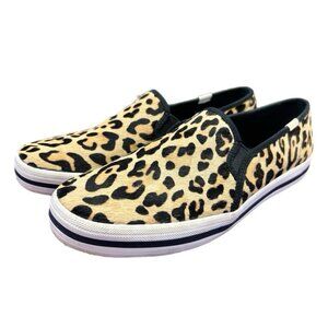 Keds X Kate Spade New York Double Decker Leopard Print Sneakers SIZE 9.5
